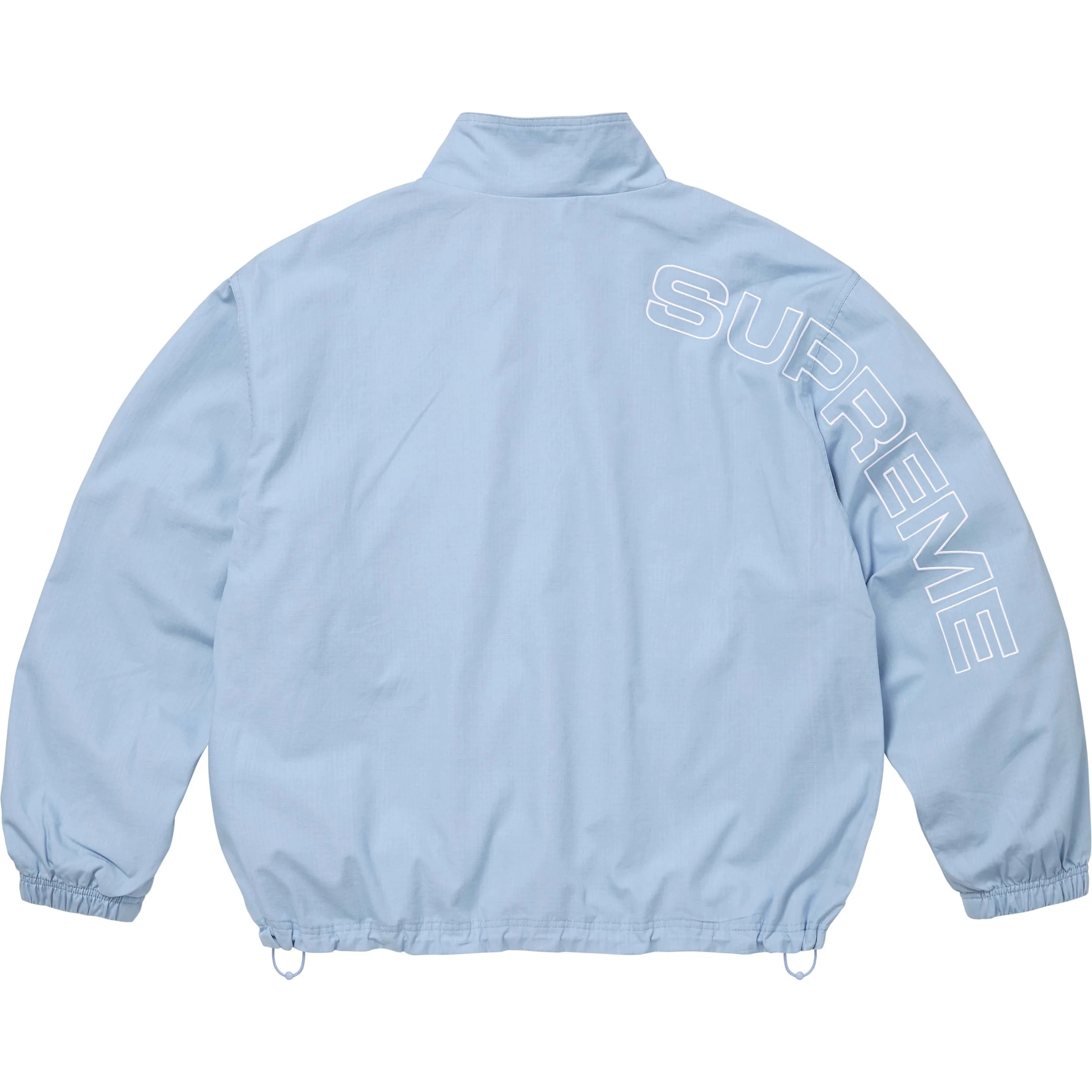 Spellout Embroidered Ripstop Track Jacket view 8